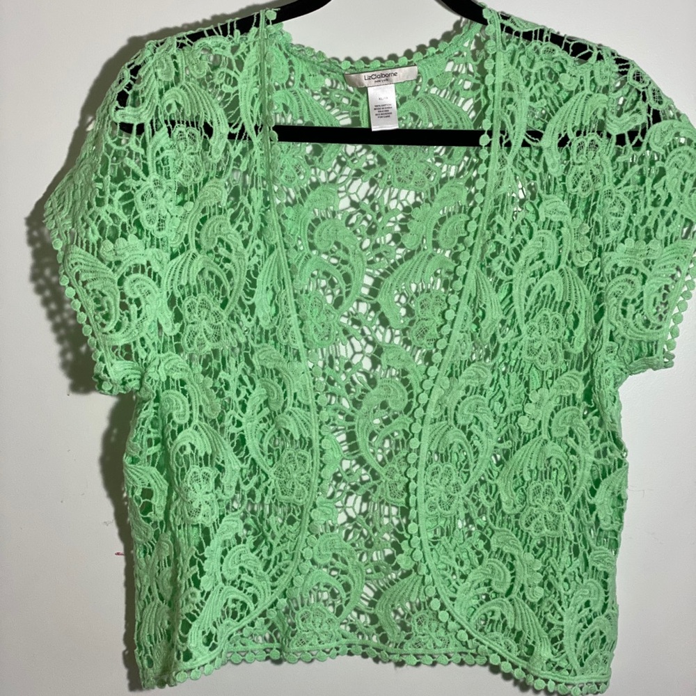 Liz Claiborne New York shrugMint green color